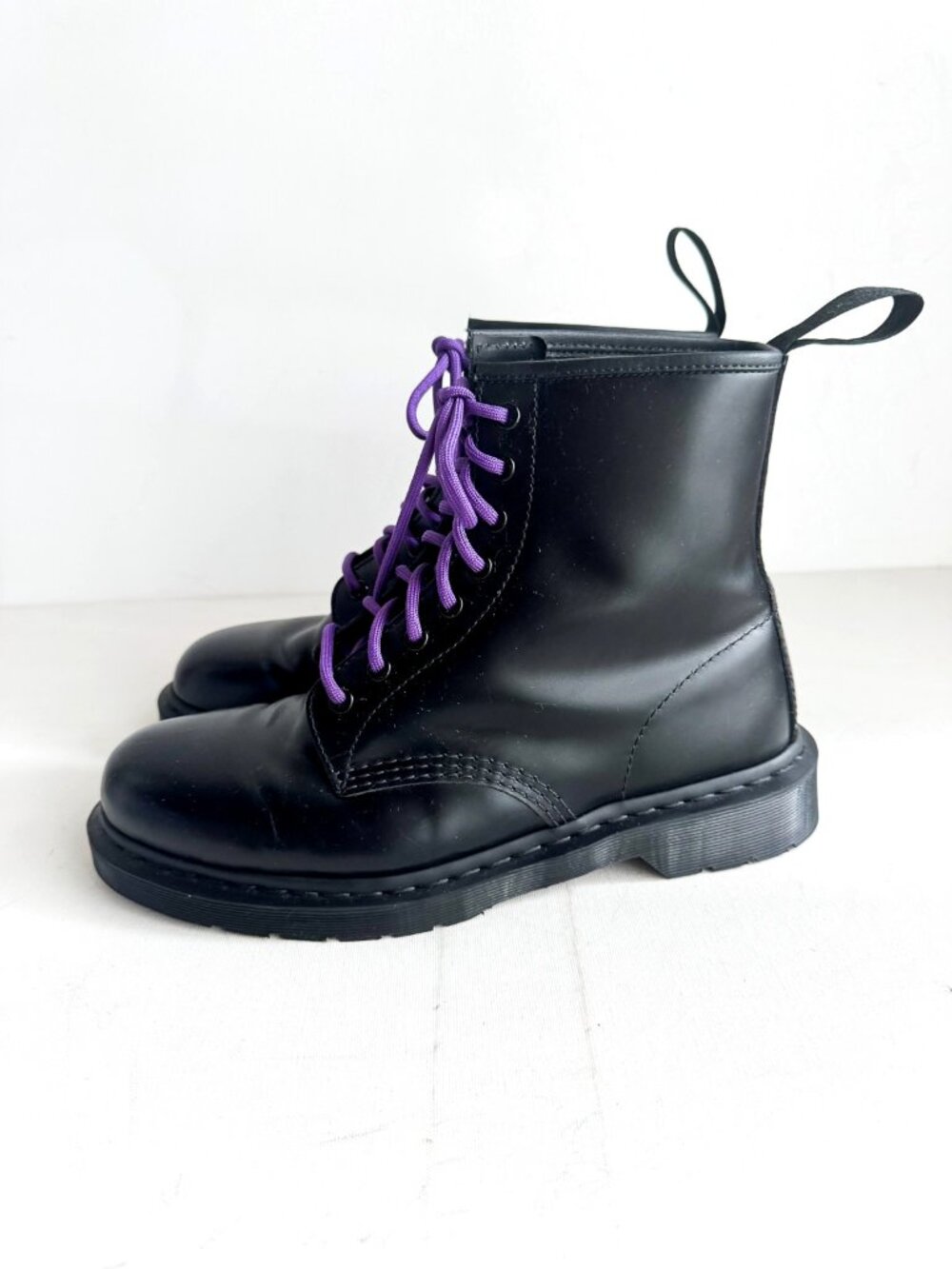 Doc Marten Black Leather High Top Boots 11